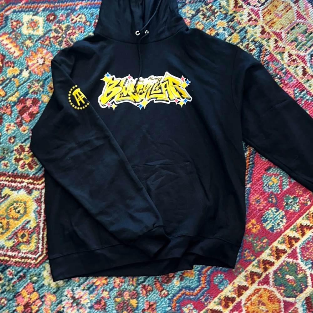 Barstool Jersey Jerry “ It Was Always Blue Collar “ Sweatshirt Hoodie